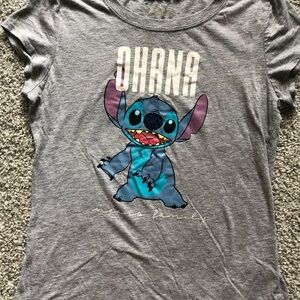 Disney Gray Stitch Ohana T-Shirt